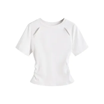 HANDAIWEI T Shirt Women's White