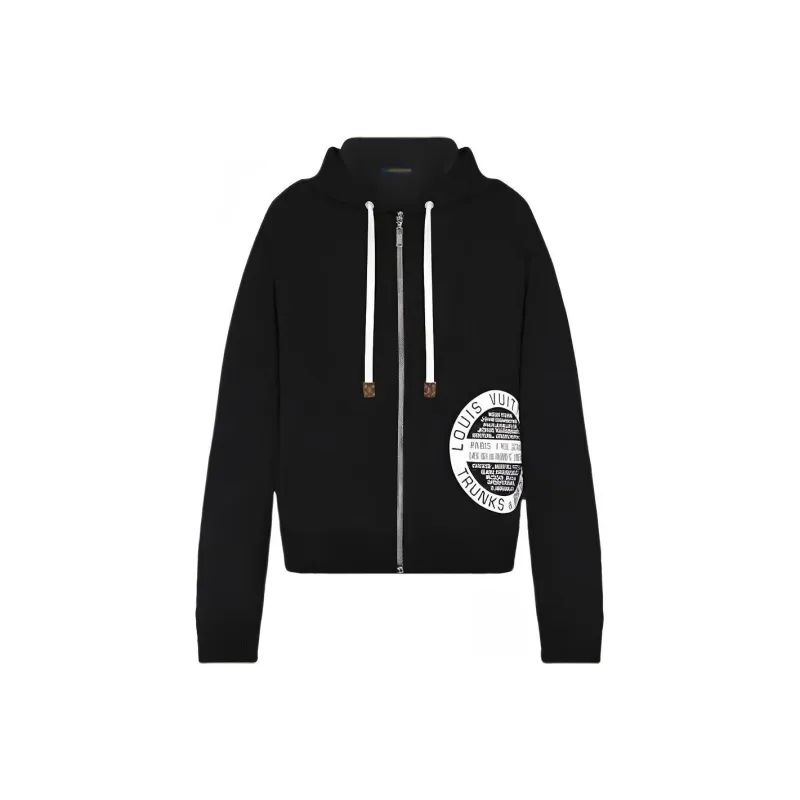 LOUIS VUITTON 1A5TT5 Lv Stamp Zip Up Hoodie-0