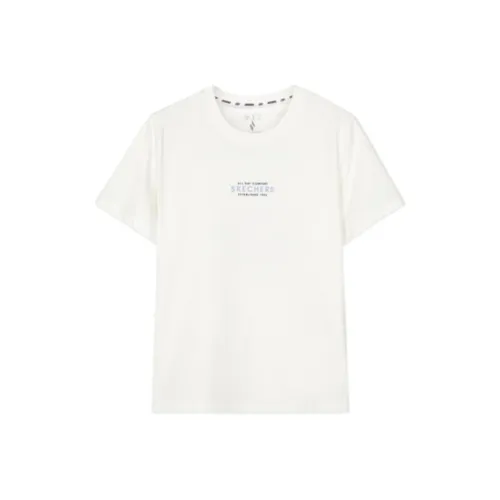 Skechers T Shirt Women's Marshmallow White