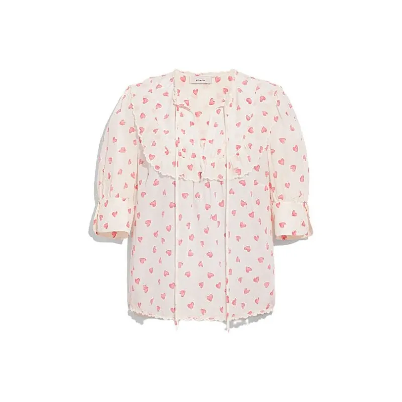 COACH Shirts Women's Pink-0