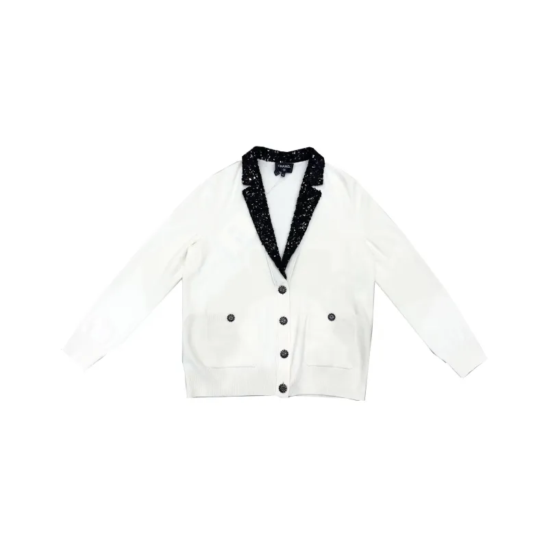 CHANEL Cashmere Sweaters Women's White-0