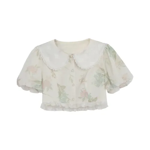 SNBL Chiffon Shirts Women's Apricot