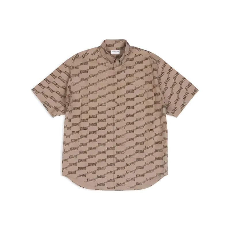 Balenciaga Shirt, Regular Fit Women's Brown-0