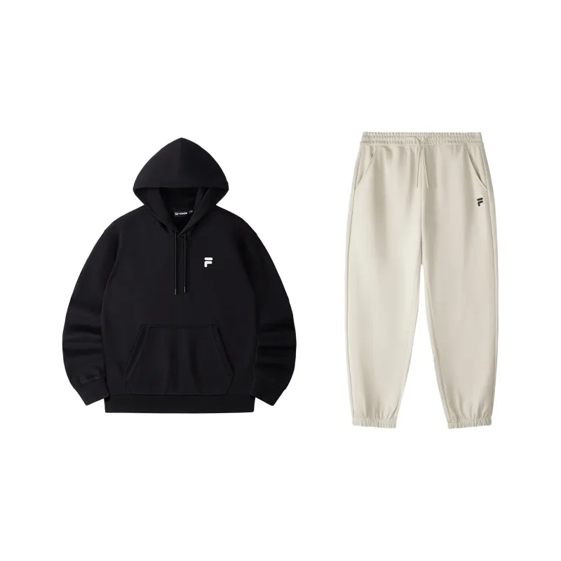 FILA FUSION FOB Sweatshirt Set Unisex Dark Brown Khaki-5