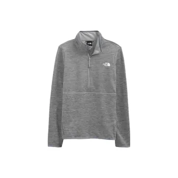 THE NORTH FACE Canyonlands Fleece Front Zip Pullover Tnf Medium Grey Heather