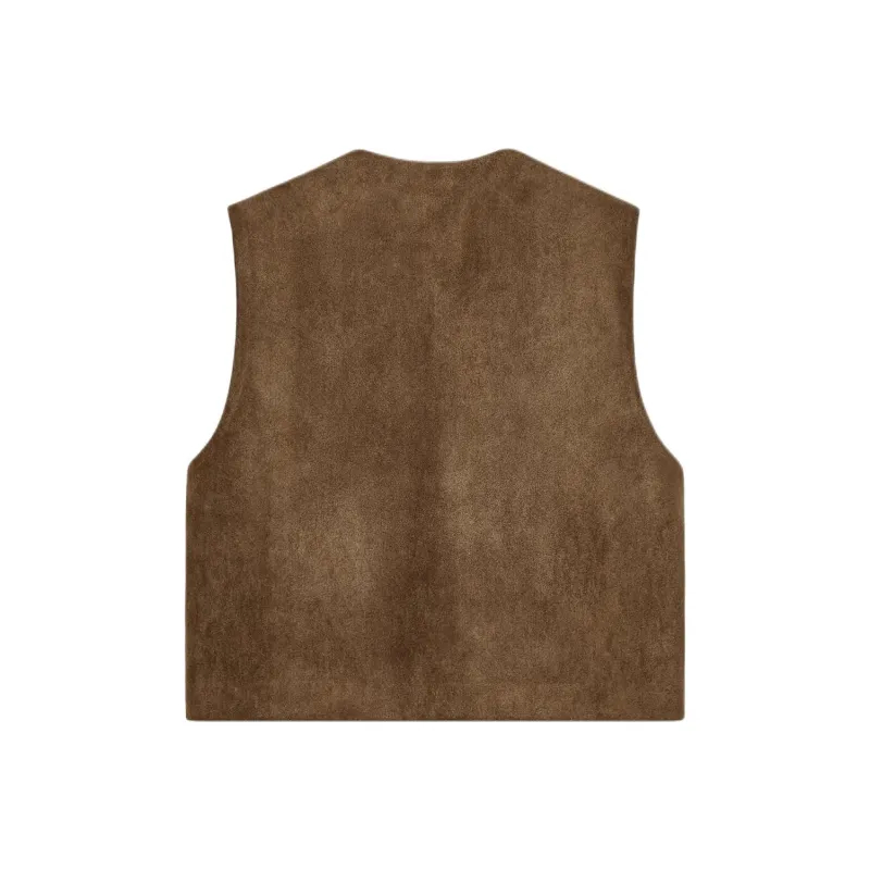 ZARA Vest Women's Tobacco Brown-1