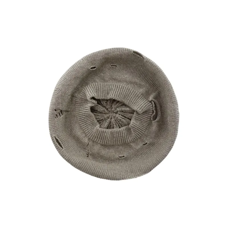 Yohji Yamamoto Ripped Beanie-0