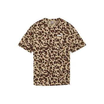 PUMA ESS+ ANIMAL T-Shirt Women's Brown