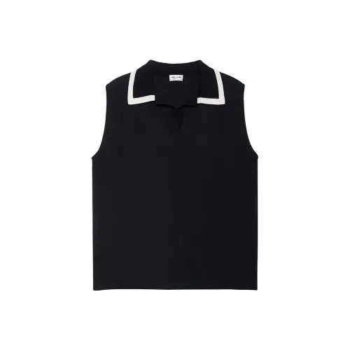 SAINT LAURENT Polo Shirt Women's Black