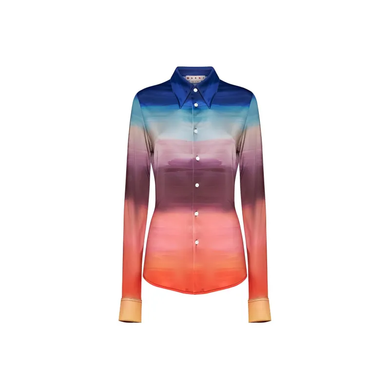 MARNI Tie Dyed Buttoned Shirt-0