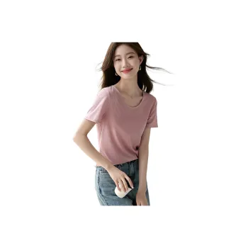 Mo Han Yi Mei Set in Sleeve T Shirt Women's Pink