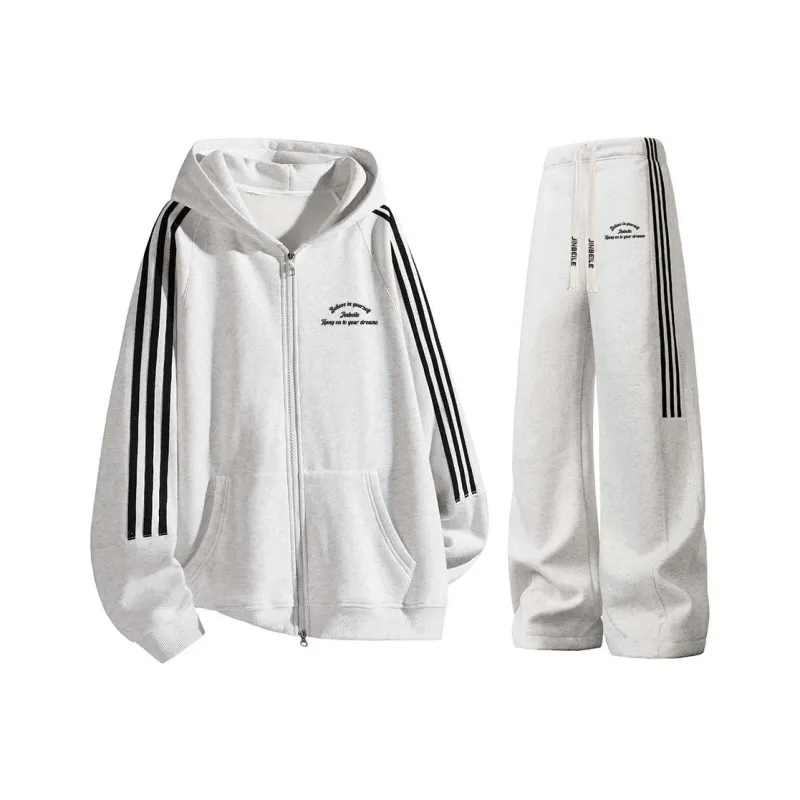 JINBEILE Sweatshirt Sets Unisex-22
