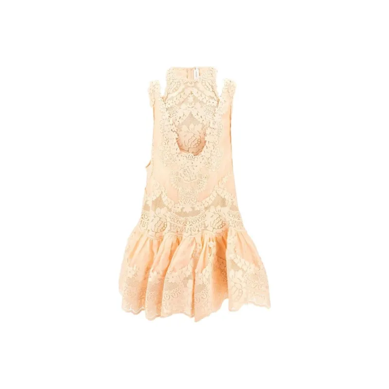 Zimmermann Lace pattern Peplum Blouse-0