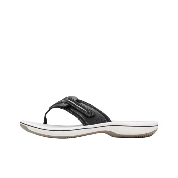 Clarks Abrasion Resistant Flip Flops Women's Black