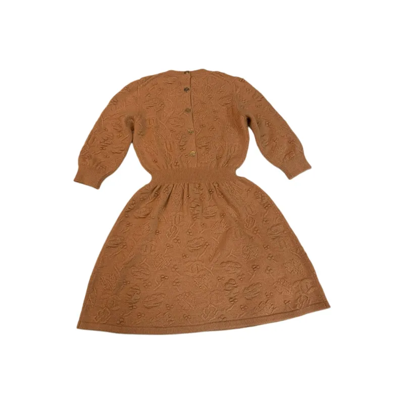 CHANEL 21A Short Sleeved Dress Women's Orange-1