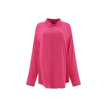 Balenciaga Bb Monogram Jacquard Long Sleeved Shirt