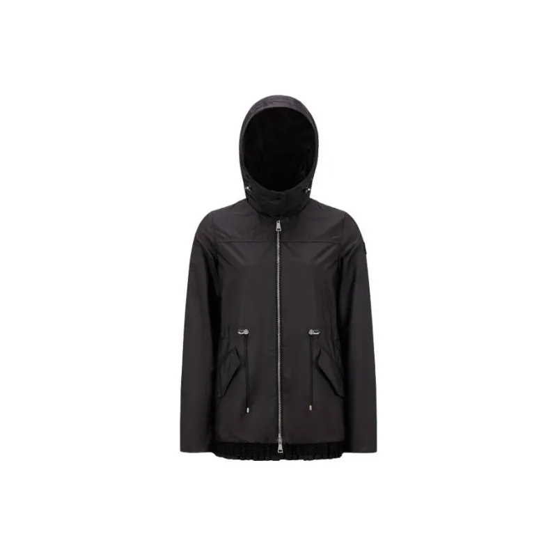 Moncler Baaba Parka Jacket Jackets Coats Women's Black-0