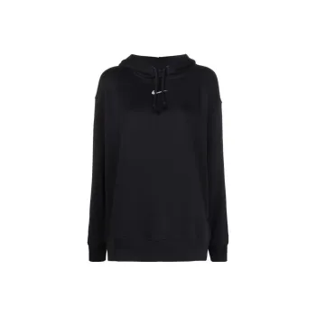 Nike Women's Oversized Fleece Hoodie Black/White