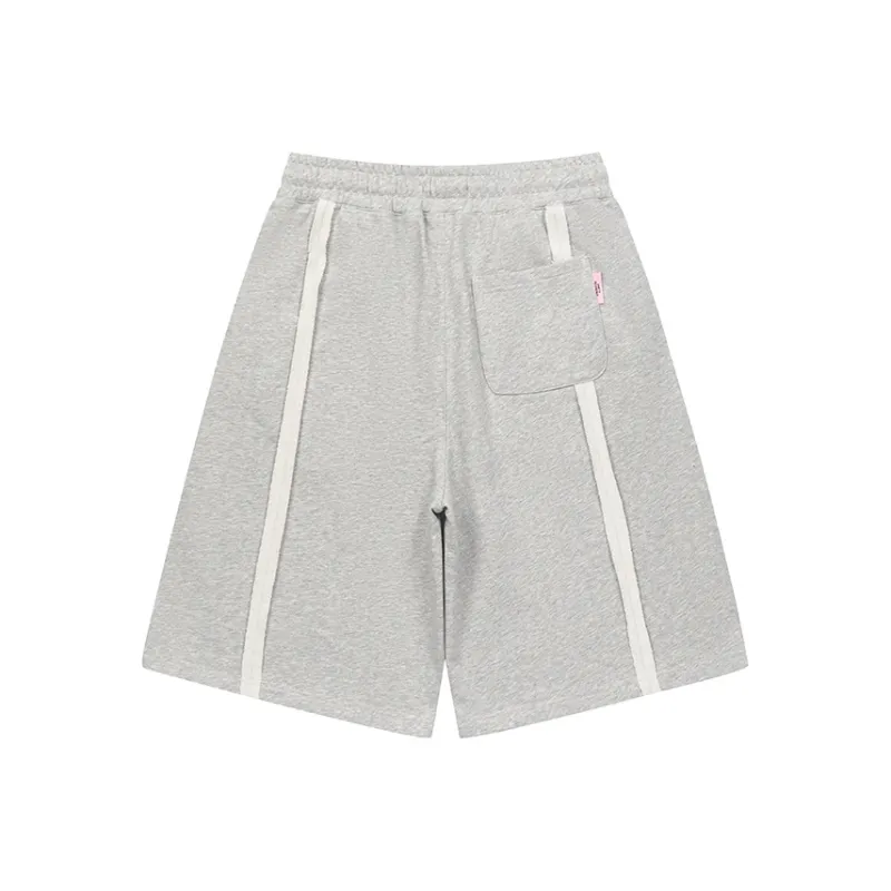 EMPTY REFERENCE Casual Shorts Unisex Gray-1