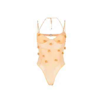 Jacquemus Bodysuits Women's Honey Citrus Orange