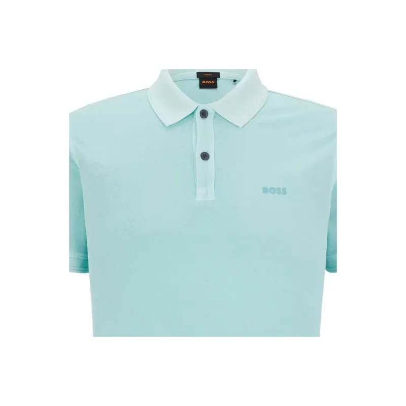HUGO BOSS SS23 Polo Shirt Men's Blue Green-4