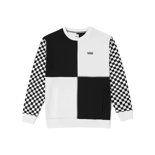 Vans Sweatshirts Women's Black White Checkerboard