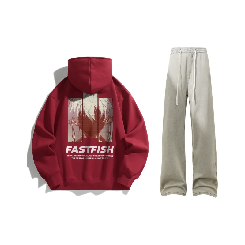 FASTFISH x SHENGSIJUE Sweatshirt Set Unisex-28