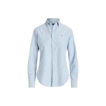 Polo Ralph Lauren Crlte St Long Sleeve Button Front Shirt Blue