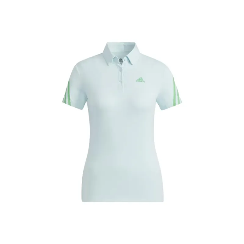 Adidas Primegreen Heat.Rdy 3-Stripes Polo Shirt Women's Blue-0