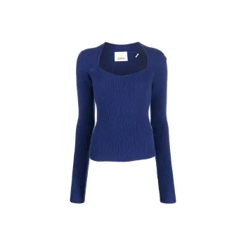 ISABEL MARANT Squared Neck Knit Top