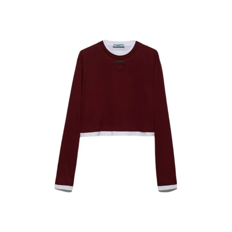 PRADA T Shirt Women's Garnet Red-0
