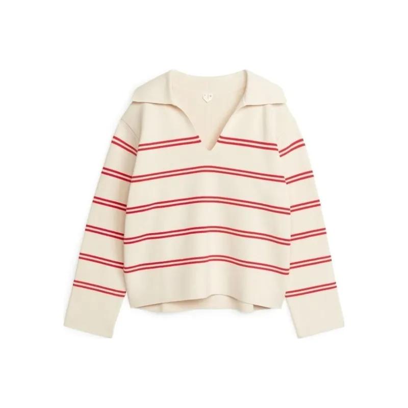 ARKET Knitwear Women's White Red-0