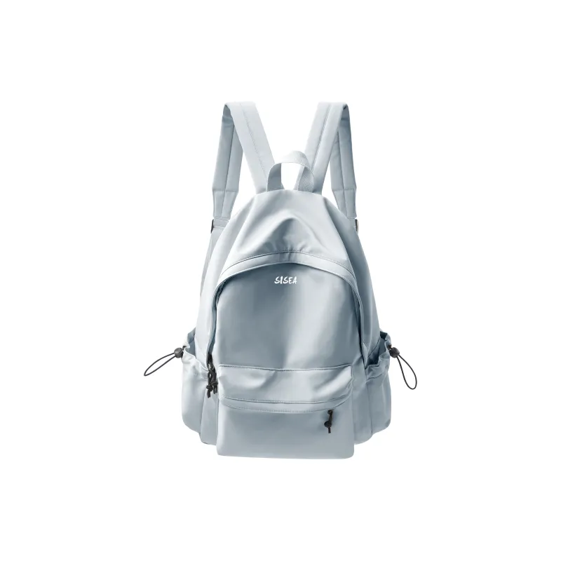 Sisea Fabric Backpack Laptop Bag Travel Bag Backpack Regular Unisex Classic Black/cream White-27