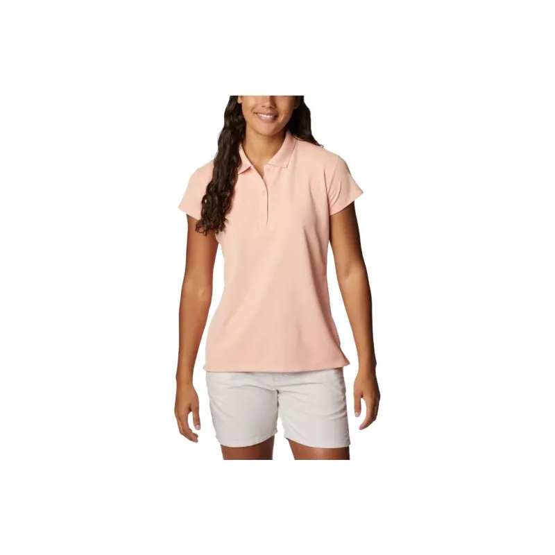 Columbia Polo Shirts Women's Light Coral-0