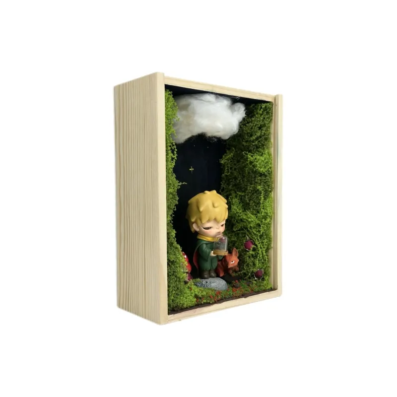 [Modified Doll] POP MART The Little Prince HIRONO X LePetit Prince Collection Finding Rose Hang Tag Box 20cm-2