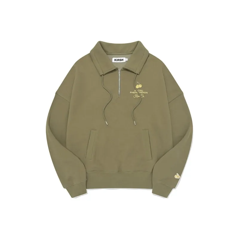 Kirsh FW24 Sweatshirt Women's Khaki-0