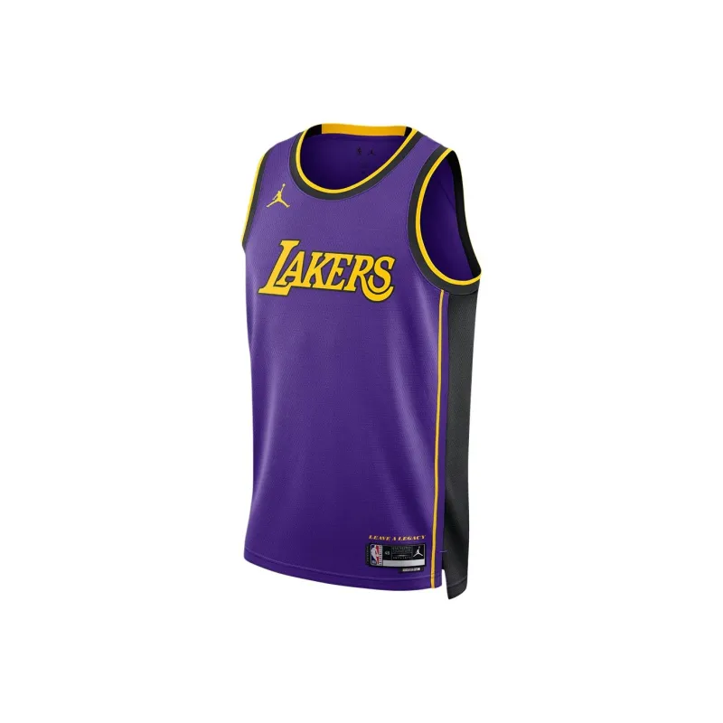 Jordan x NBA Los Angeles LakersStatement Edition Basketball Jersey Unisex Purple-0