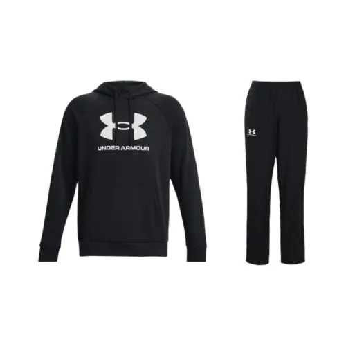 Under Armour Rival Fleece Sweatshirt Set Men's Black