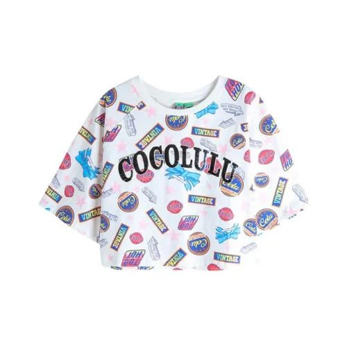 LALABOBO T Shirts Women's Ecru