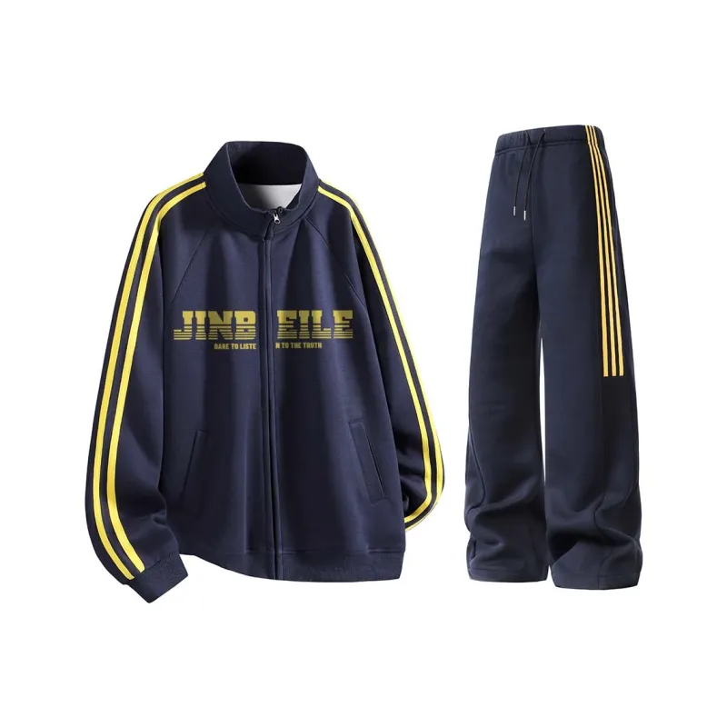 JINBEILE Sweatshirt Sets Unisex-5