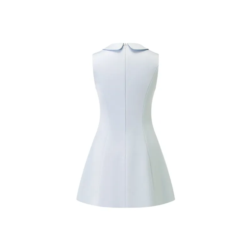 ACAINES Sleeveless Dress Women's Ice Blue-1