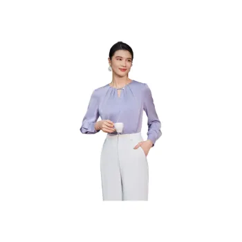 BBLLUUEE Shirt Women's Mist Purple