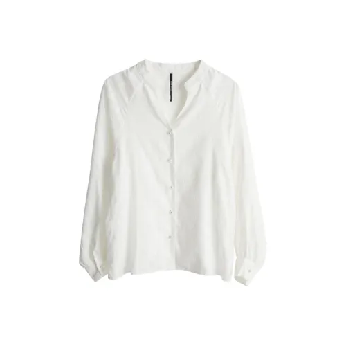 SHALLOW STREAMS Shirt Women's Pearl White