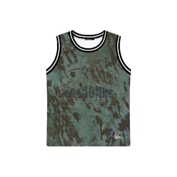 FireMonkey Basketball Jersey Unisex Dark Brown green