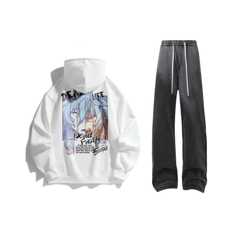 FASTFISH x SHENGSIJUELIANMINGKUAN Sweatshirt Set Unisex-30
