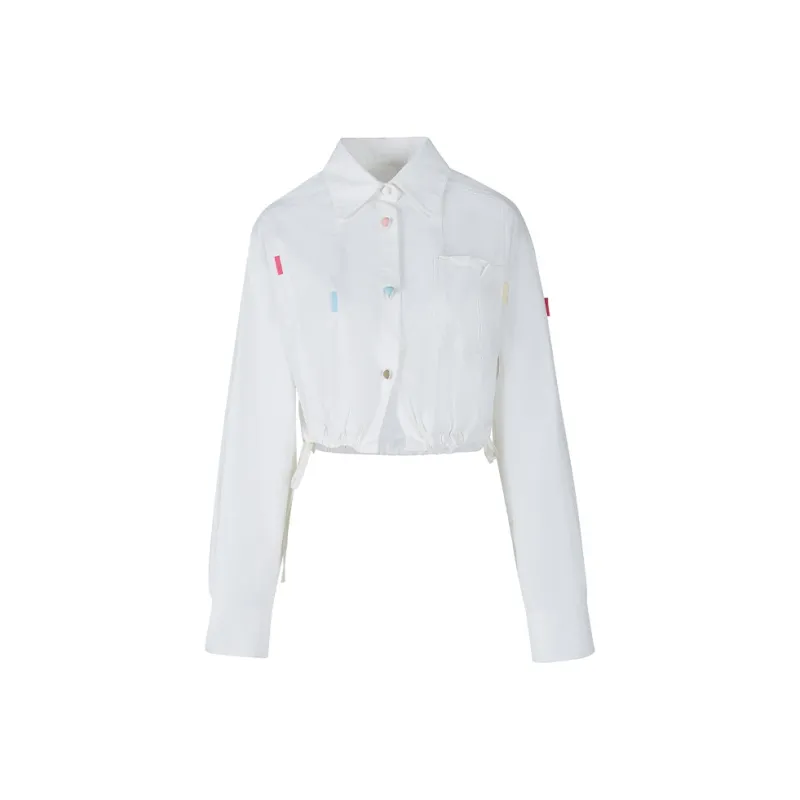 BANANA SHARK Shirts Women's White-0