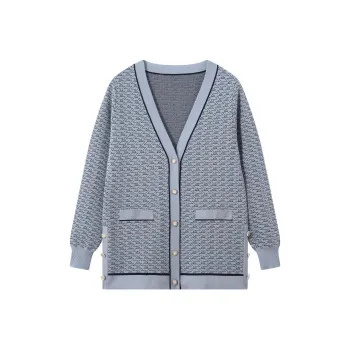 FINITY Knitwear Women's Blue Jacquard