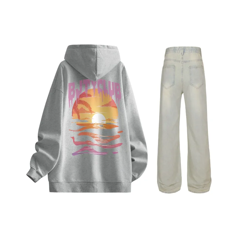 BJTY Sweatshirt Sets Unisex-24
