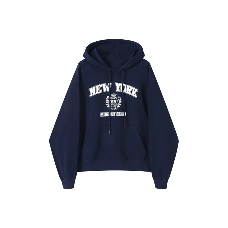 PAZZO Fashion Letter Print Hoodie Women's-0