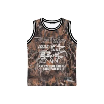 FireMonkey Basketball Jersey Unisex Tan